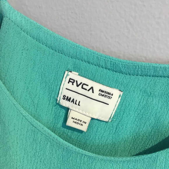 RVCA teal mini dress - Picture 4 of 5